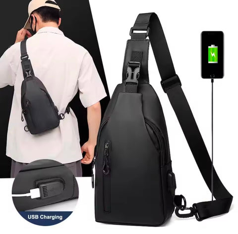 Multi-functional Men Crossbody Waterproof Shoulder Travel Bag