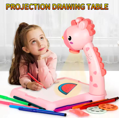 Children's Giraffe Projection Art Drawing Table Toy Children's Drawing Board