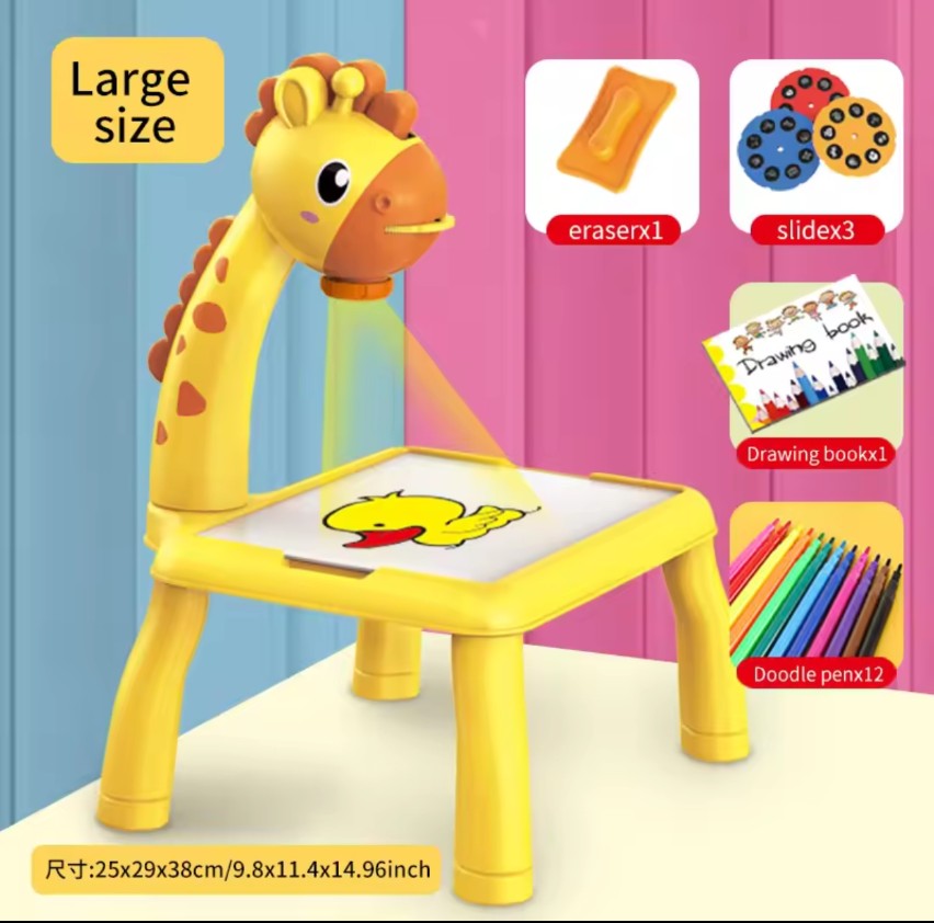 Children's Giraffe Projection Art Drawing Table Toy Children's Drawing Board
