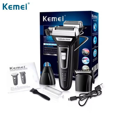 Kemei 3 in 1 Trimmer & Shaver Machine For Body - Kemei KM-6330 3 in 1 Price in Pakistan