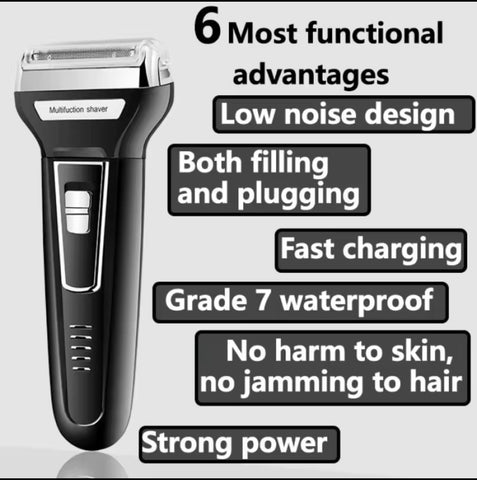 Kemei 3 in 1 Trimmer & Shaver Machine For Body - Kemei KM-6330 3 in 1 Price in Pakistan