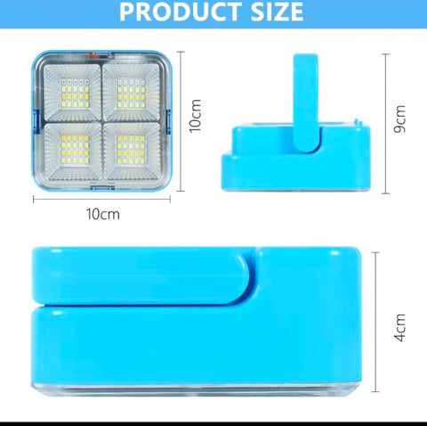 Portable COB Solar 50W  Multifunction Solar & Chargeable Led work Light