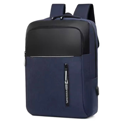 Stylish Business Waterproof Backpack USB Charging Large Capacity Laptop bag