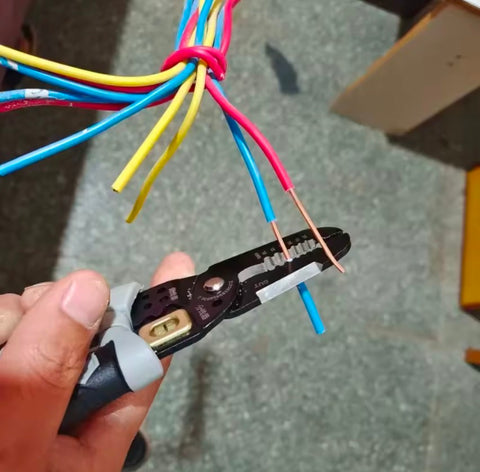 Wire Stripper Press Crimping Pliers Cutting Crimper