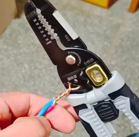 Wire Stripper Press Crimping Pliers Cutting Crimper