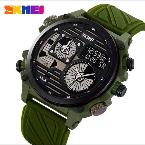 SKMEI Creative Cool 4 Time Display Countdown Digital Sport Watch