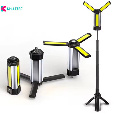 Super Bright Hanging Camping Lantern & Torch with stand i 10 Modes