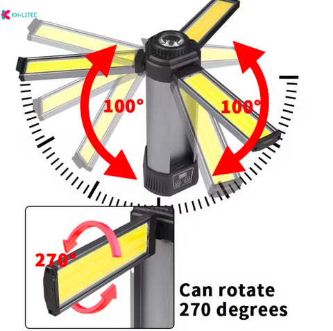 Super Bright Hanging Camping Lantern & Torch with stand i 10 Modes