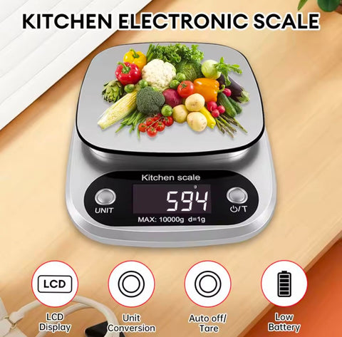 High Precision Kitchen Scale 10kg Electronic Jewelry Food Baking Scale