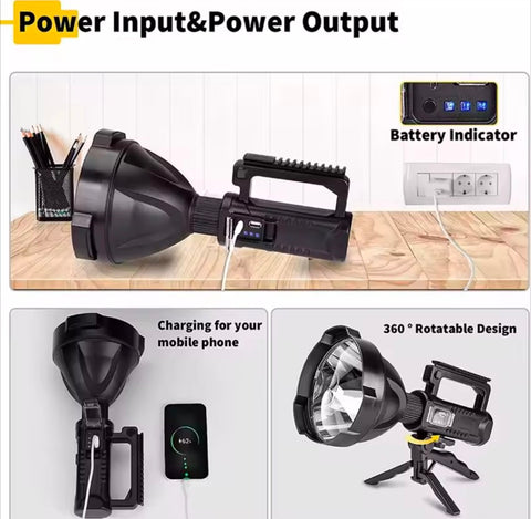 Long Range Search light heavy Duty Torch