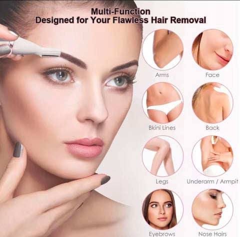 4 In 1 Electric Lady Shaver Body Hair Removal Epilator Painless Cordless Trimmer Razor