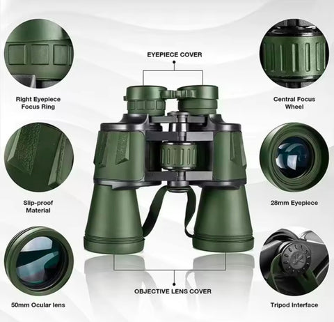 8x40 Powerful Binoculars 10000M HD Binocular Telescope