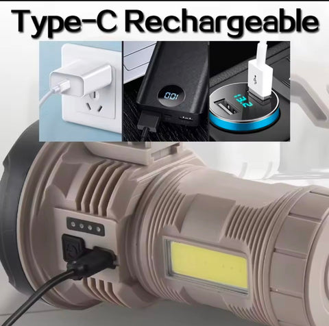 Rechargeable Long Range Search Flash Light