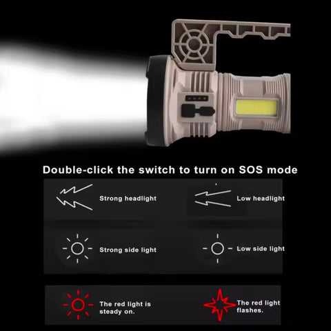Rechargeable Long Range Search Flash Light