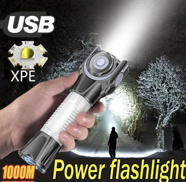 Portable Led Multi-functional Flashlight Waterproof, Torch Price in Pakistan