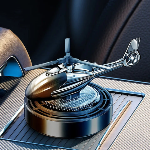 Solar Helicopter Car Air Freshener Propeller Fragrance Supplies Decoration Interior Accessories Perfume Diffuser Auto Flavoring
