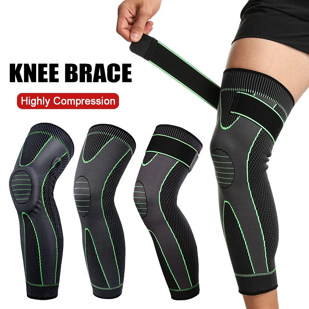 FULL Leg Knee Sleeves for Running & Cycling