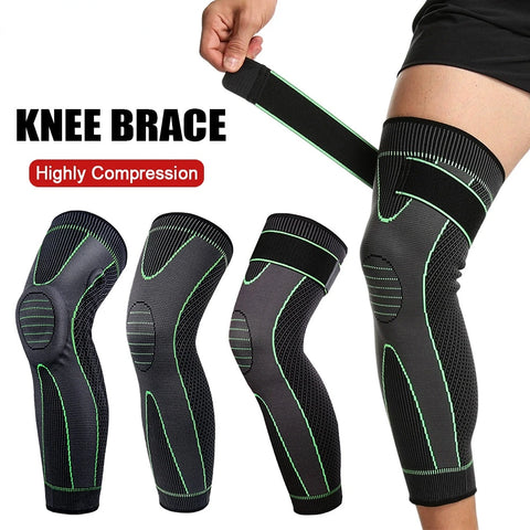 FULL Leg Knee Sleeves for Running & Cycling