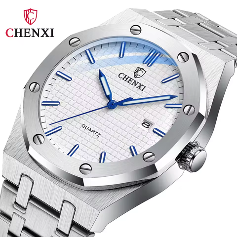 Luminous Stainless Steel Waterproof Men Watch
