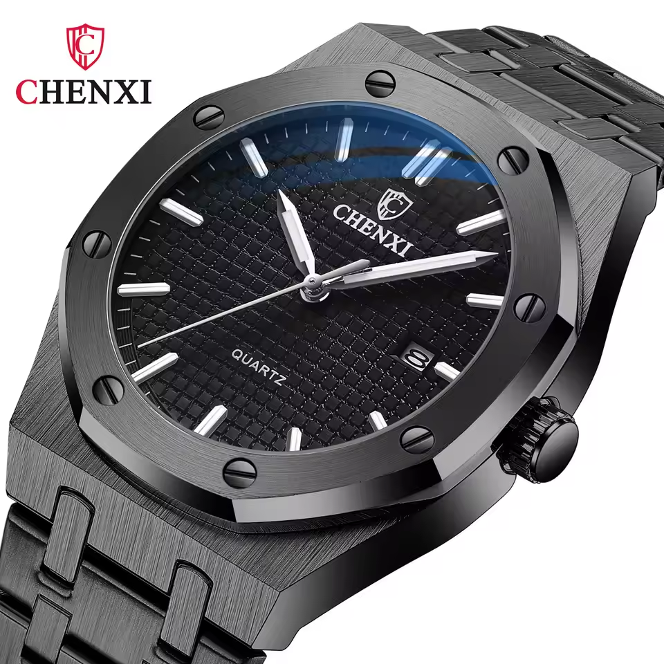 Luminous Stainless Steel Waterproof Men Watch