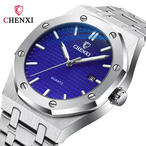 Luminous Stainless Steel Waterproof Men Watch