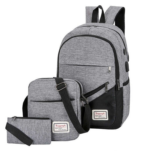 3 Pcs Back Pack For Men Women Backpack For College and University