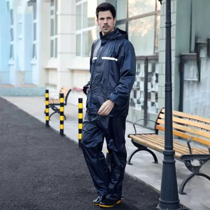 Imported pvc Rubber coated Rain suit Waterproof