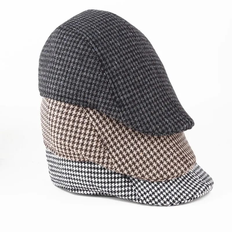 Winter Cap Men Beret Flat Cap - Cap Beret Hat