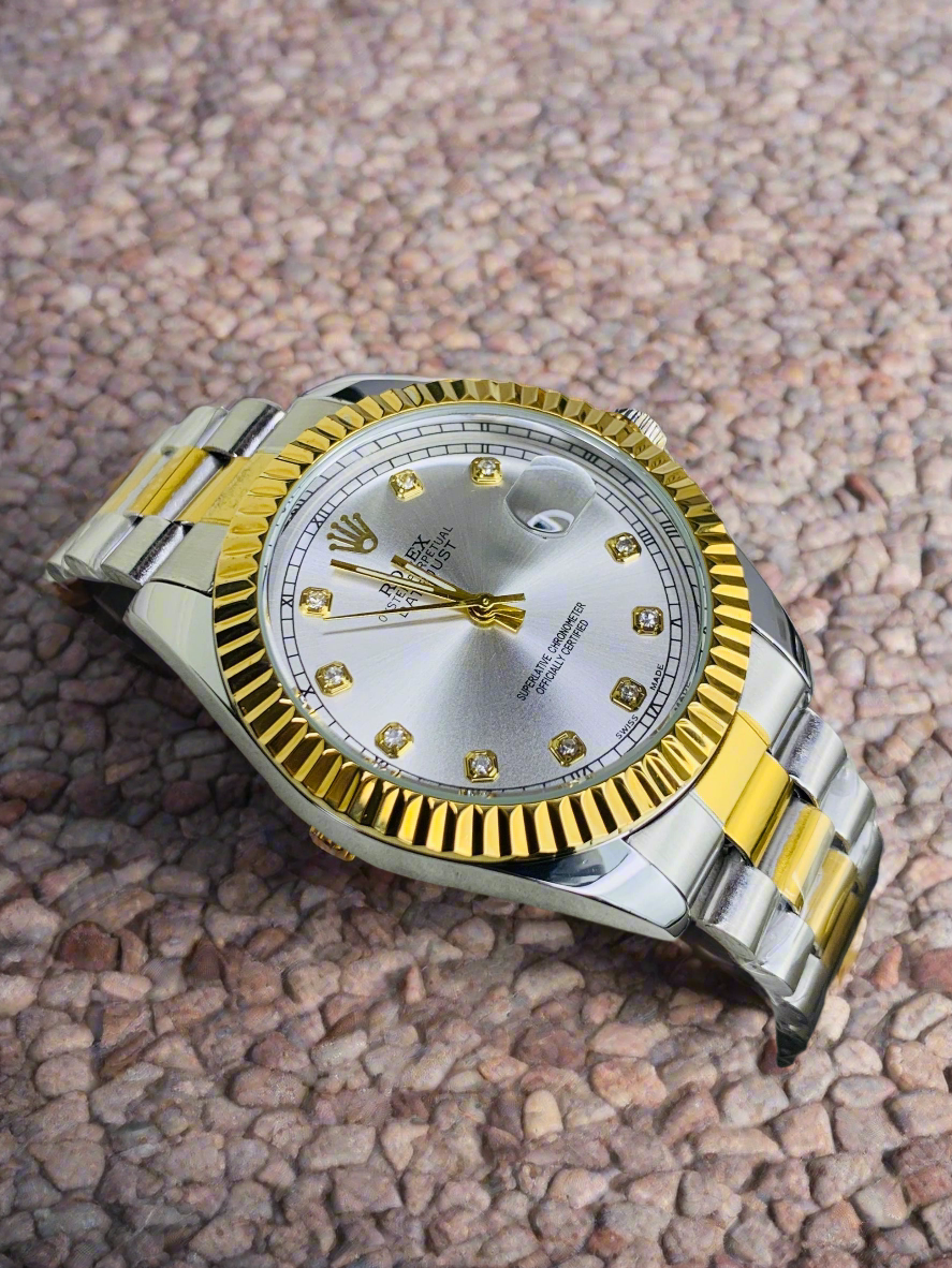 RLX Stainless Steel Chain Watch Waterproof