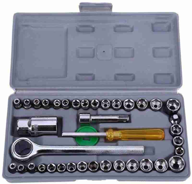 40 PCS Combination Socket Wrench Tool Set FOR CAR