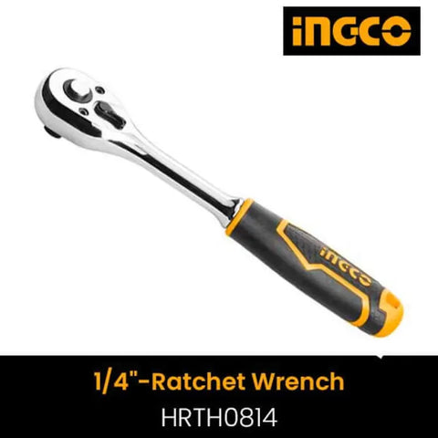 INGCO 1/4"Ratchet Wrench 6.5"