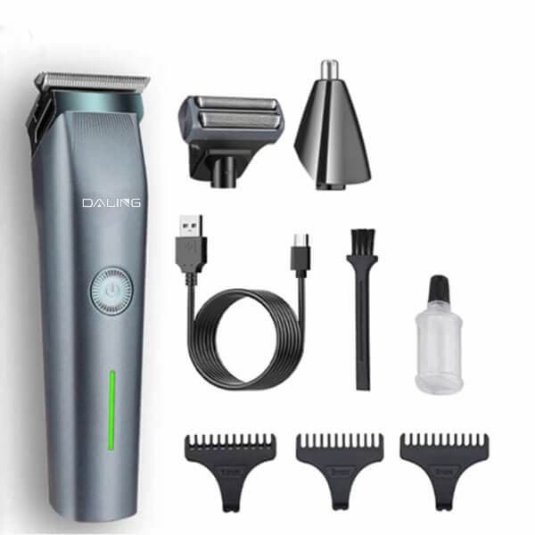 Daling 3 in 1 grooming kit Trimmer for face body and nose.