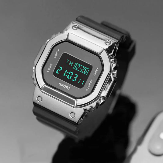 Digital Square Dial X Carnival Watch for Men and Women