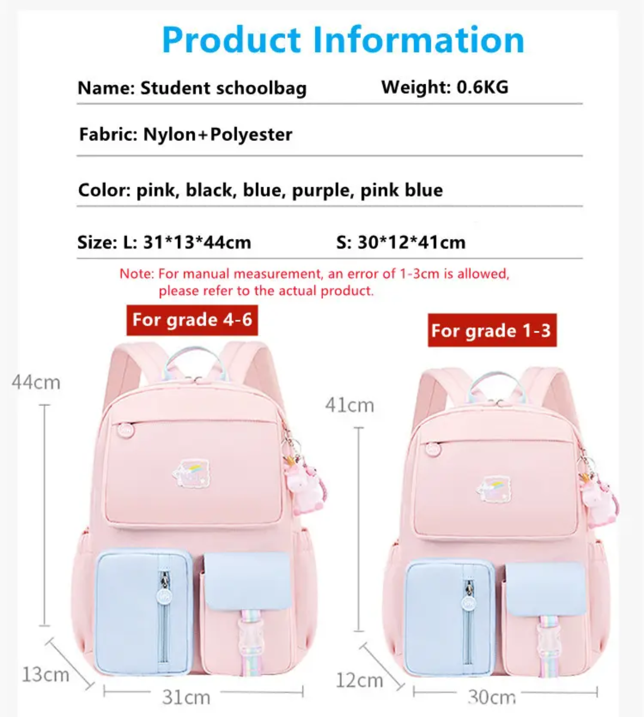 Imported High quality Backpack for school college university