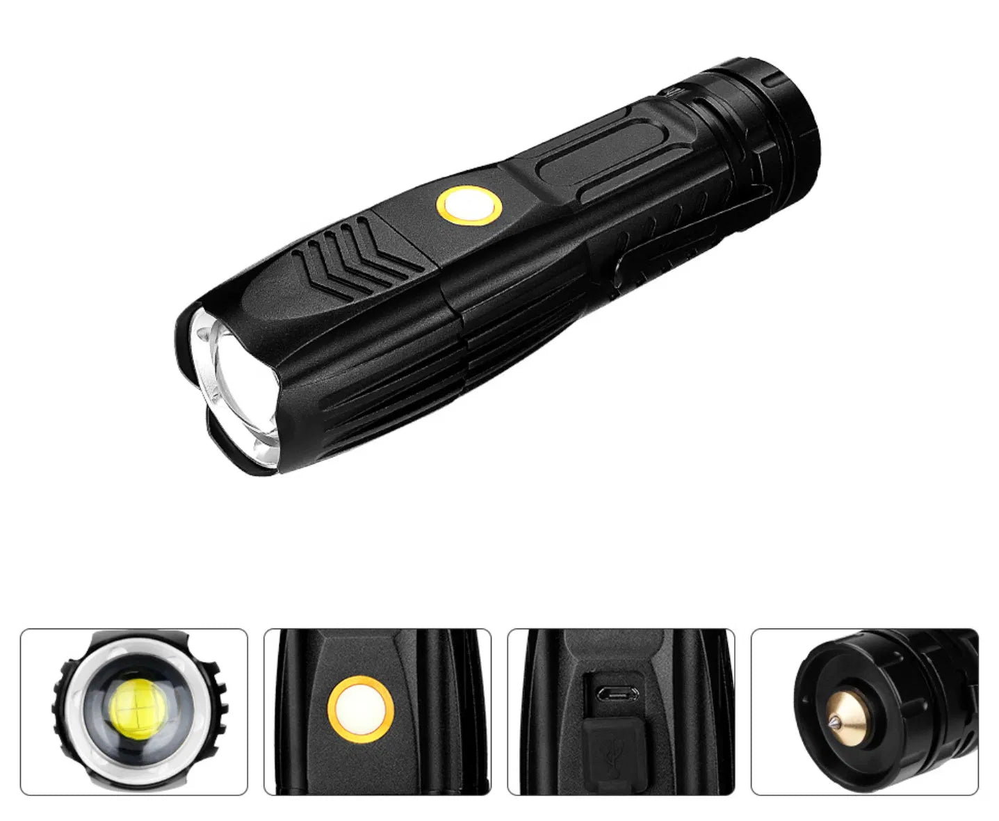 X Blog P90 Bullet Powerful Flashlight