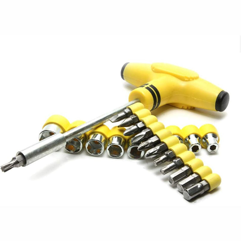 24-Piece Socket and Bits Tool Set