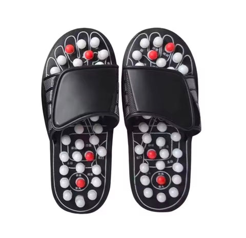 Massage Slippers Men's and Women's Foot Reflexology Massage Non-slip Shoes Waterproof