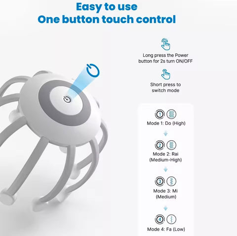 Rechargeable Intelligent Head Massage Instrument