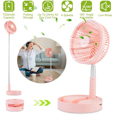 Lot Import Portable Table Fan USB Rechargeable