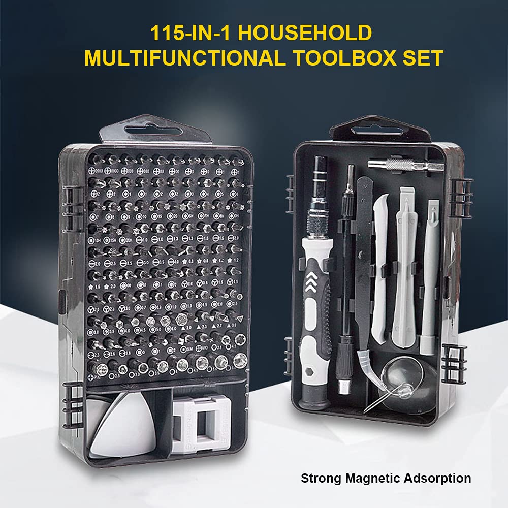138 in 1 Professional Computer Repair Tool Kit with 117 Bit