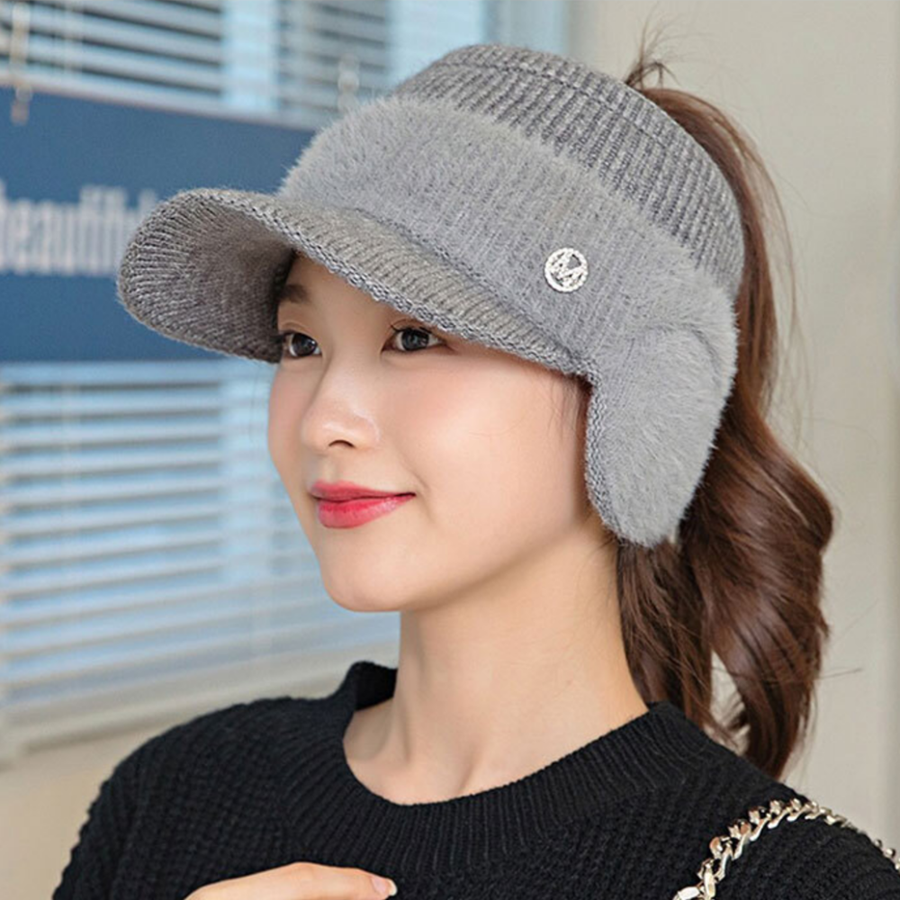 Women Winter Lightweight Warm Earflap Aviator Outdoor Hiking Windproof Snow Cap