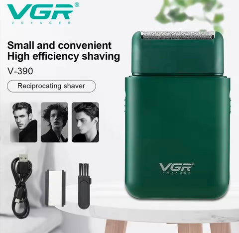 VGR 3 in 1 Men's Hair Trimmer Grooming Kit USB Rechargeable v-390