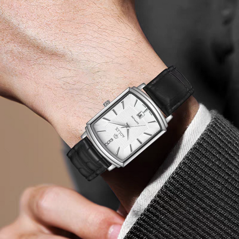 Wwoor Elegant style Quartz Watch Leather Strap