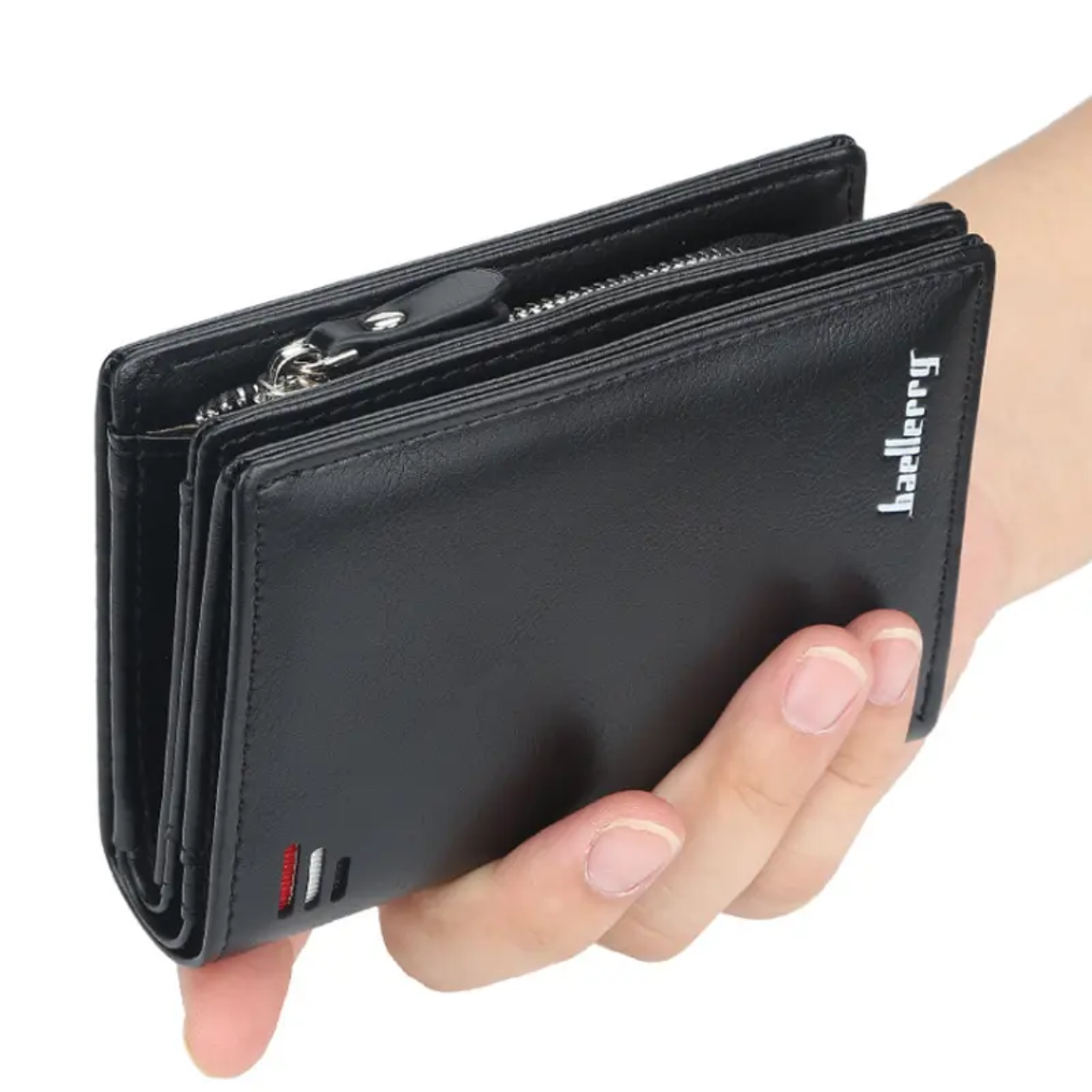 Baellery Short zipper wallet multi pockets for carde zipper Pocket