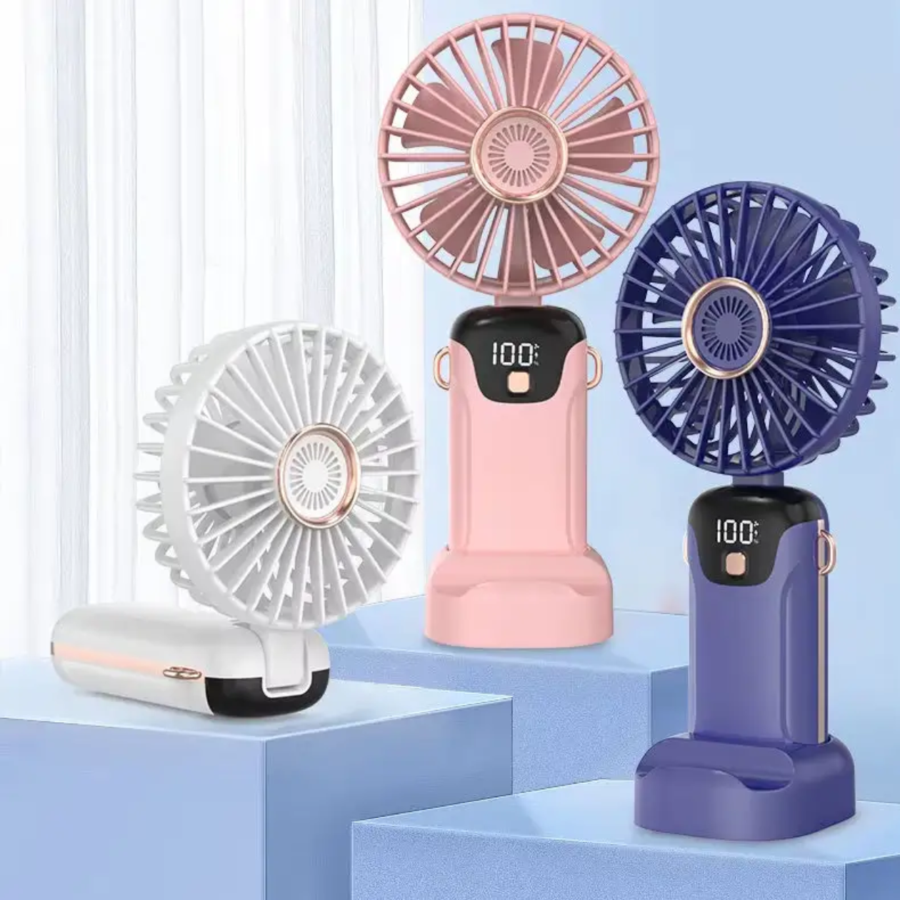 USB Mini Rechargeable Handheld Fan