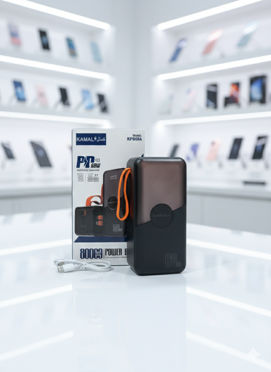 80000mah Super Fast 68w power bank