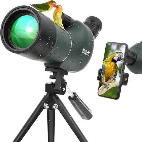 Brazilian 25-75x60 HD Spotting Scope Zoom Monocular Powerful Telescope
