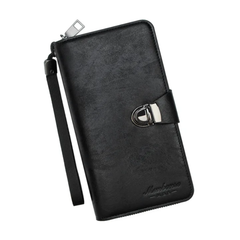 MBS PU Leather Long Zipper Business wallet & multi Card Holder