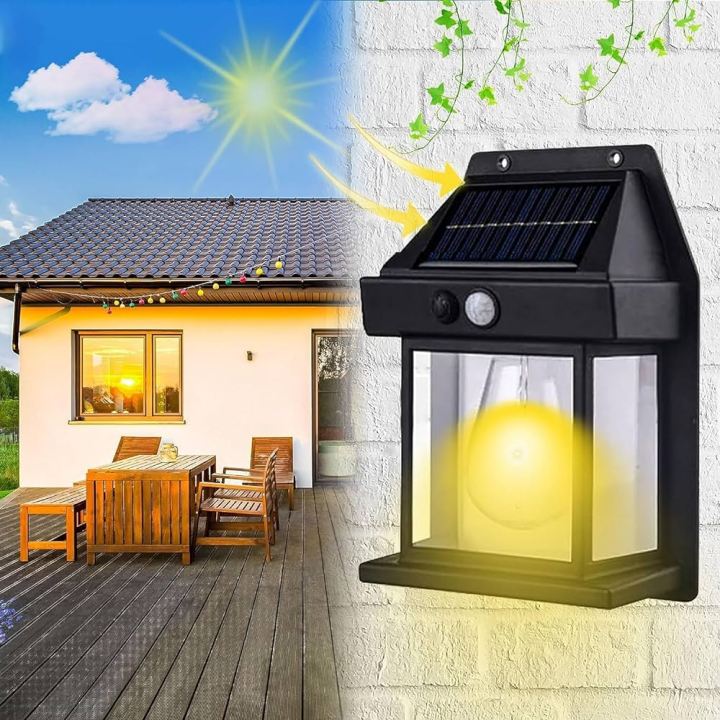 200W 112-LED Solar Wall Light - Waterproof