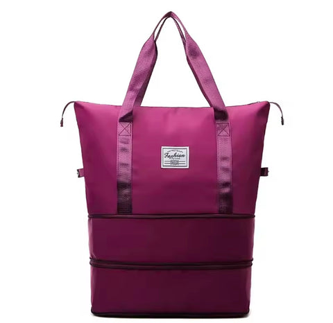 Fashionable Oxford Cloth Fitness Bag Yoga Sports Travel Handbag